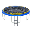 trampolin mit Windschutz